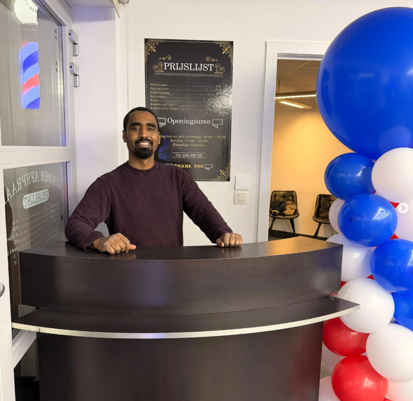 Mezu Barbershop interieur in Lichtervelde